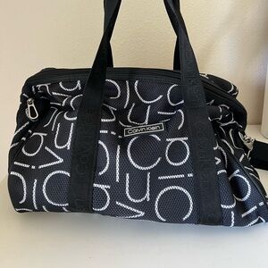 Calvin Klein Black Soft Travel Bag